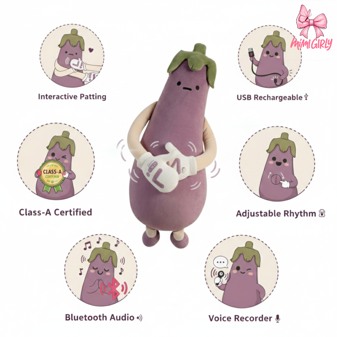 Sir Eggplant Patting Doll